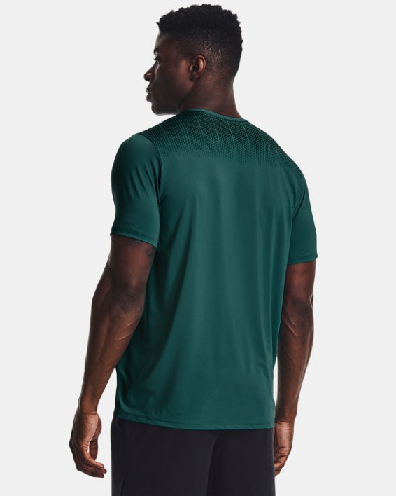 Men's UA ArmourPrint Short Sleeve, Green, pdpMainDesktop image number 1
